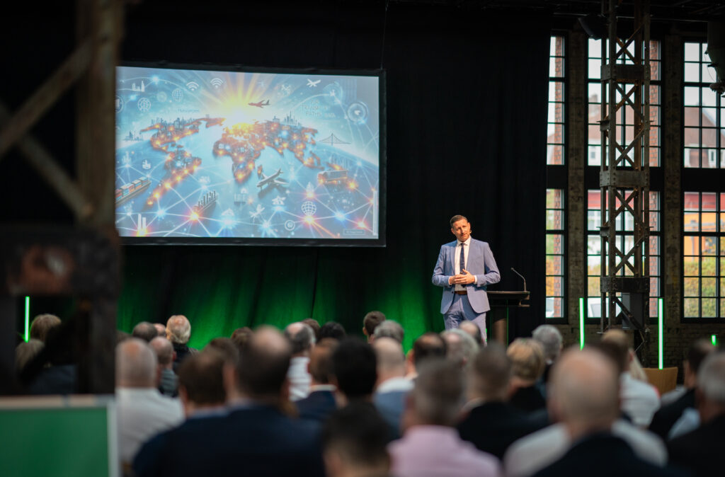 Prof. Dr. Christoph Tripp beim NETZWERKFORUM Stückgut 2024.