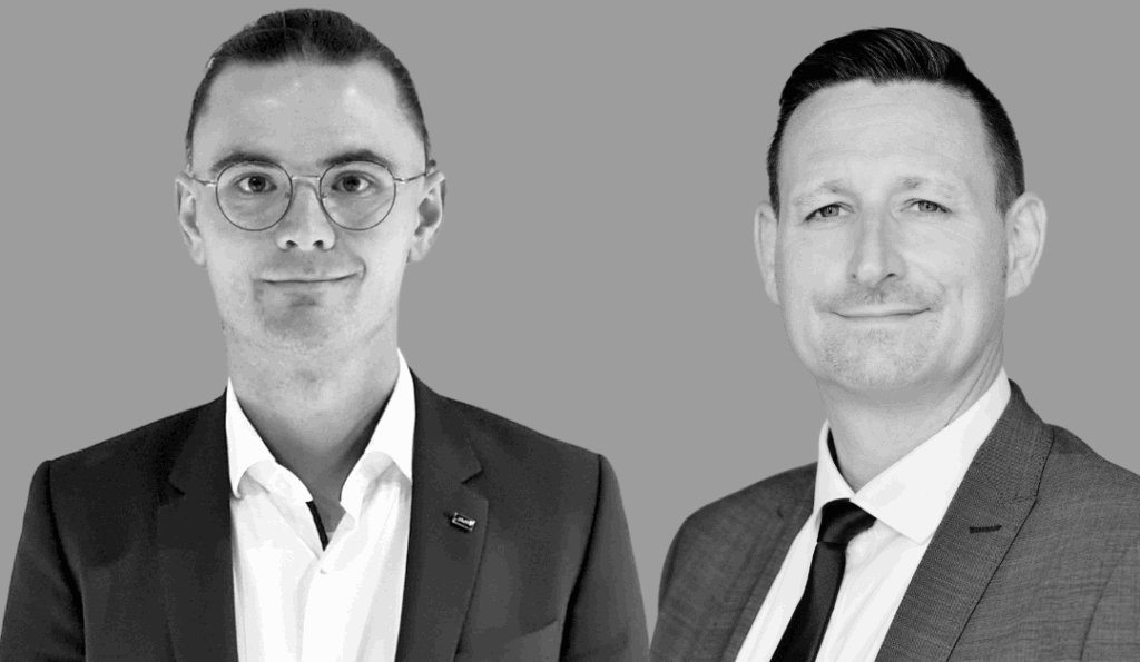 Podcast "Logistik auf den Punkt" mit Steffen Landsiedel und Christoph Tripp.