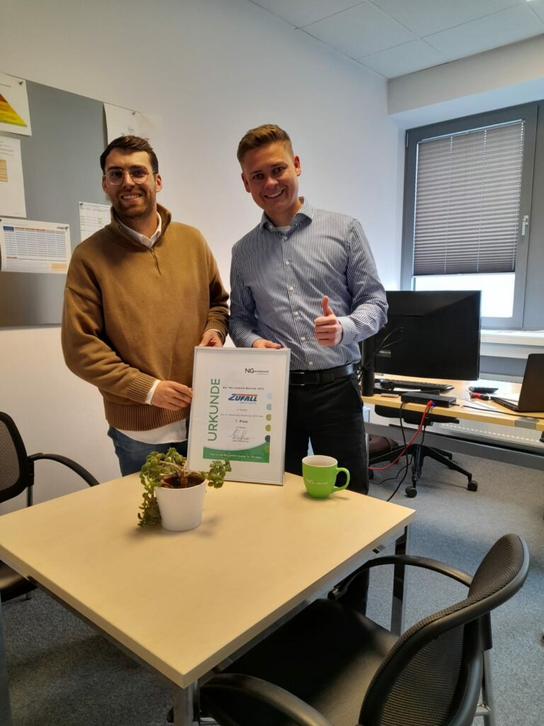 Finn Schäfer und Mark Glörfeld von ZUFALL Haiger.